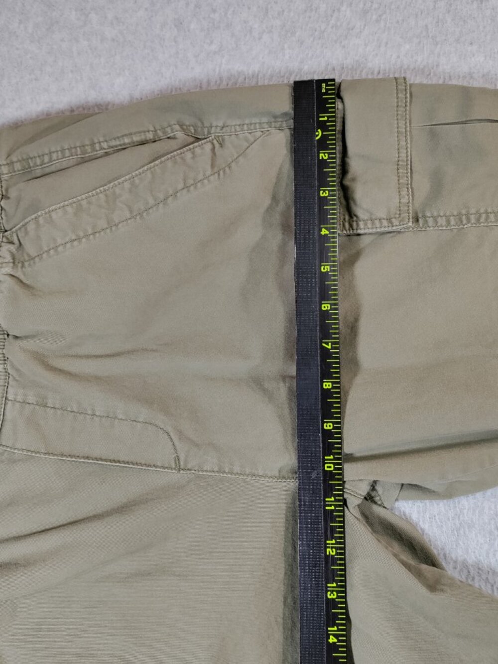 Polo Ralph Lauren Mens M Cropped Ankle Zip Utility Cargo Joggers Pants Green - Picture 11 of 12